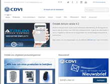 Tablet Screenshot of cdvibenelux.com